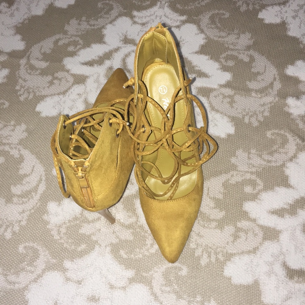 Yellow heels